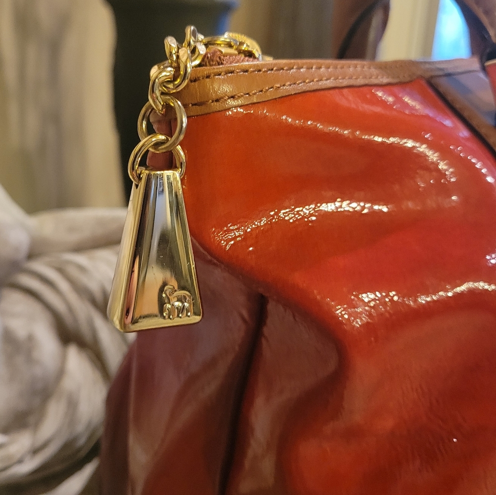 L.A.M.B. by Gwen Stefani Red Black Ombre Patent Leather #444 - Picture 7 of 17